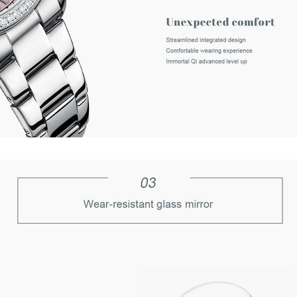 Women's Watches Fashion Women Watches Stainless Steel Band Waterproof Quartz Watch for Women
