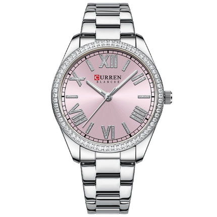 Women's Watches Fashion Women Watches Stainless Steel Band Waterproof Quartz Watch for Women
