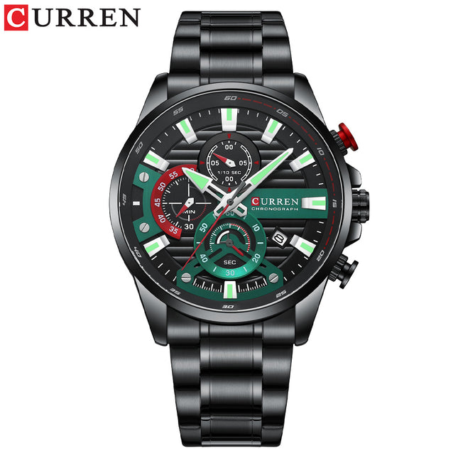 Men's Watches Stainless Steel Waterproof Watch for Men Business Analog Quartz Wrist Watch Fashion Design Dial