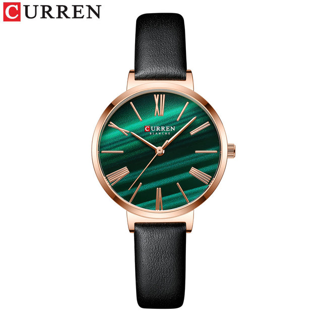 Women's Fashion Watches Stainless Net/Leather Strap Quartz Waterproof  Watch for Women
