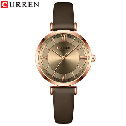 Women's Fashion Watches Leather Strap Quartz Waterproof  Watch for Women-M3