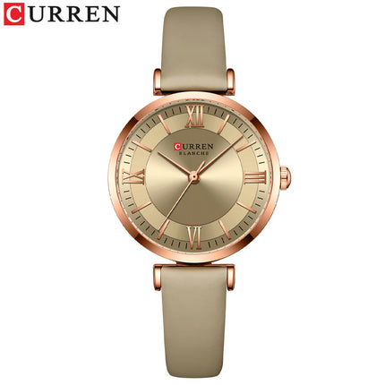 Women's Fashion Watches Leather Strap Quartz Waterproof  Watch for Women-M3
