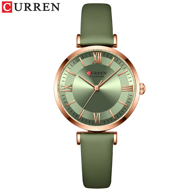 Women's Fashion Watches Leather Strap Quartz Waterproof  Watch for Women-M3
