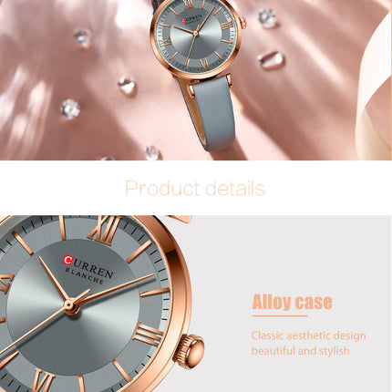 Women's Fashion Watches Leather Strap Quartz Waterproof  Watch for Women-M3