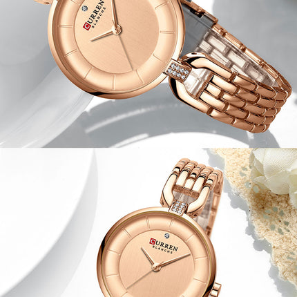 Women's Fashion Watches Stainless Steel Strap Quartz Waterproof  Watch for Women-A4