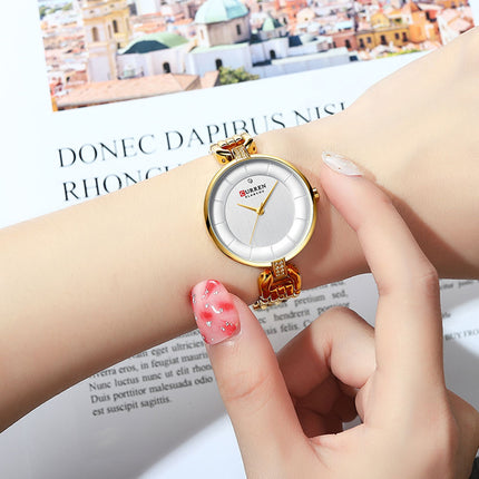 Women's Fashion Watches Stainless Steel Strap Quartz Waterproof  Watch for Women-A4