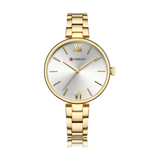 Women's Fashion Watches Stainless Steel Strap Quartz Waterproof  Watch for Women-A6
