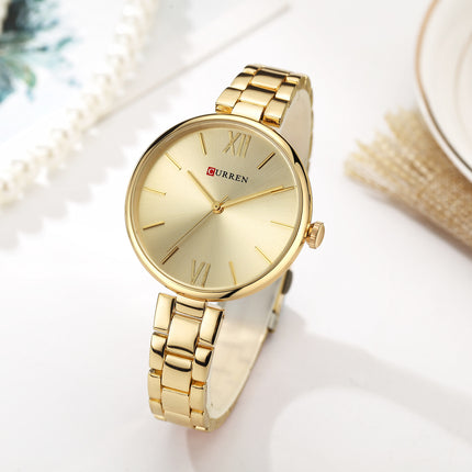 Women's Fashion Watches Stainless Steel Strap Quartz Waterproof  Watch for Women-A6