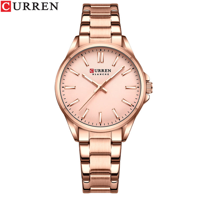 Couple Watches Steel Strap Men's Watches Fashionable Women's Watches Business Quartz Watches