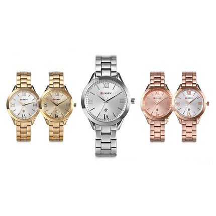 Women's Watches Fashion Watches Simple Analog Quartz Watch Female Waterproof Business Calendar Wristwatch