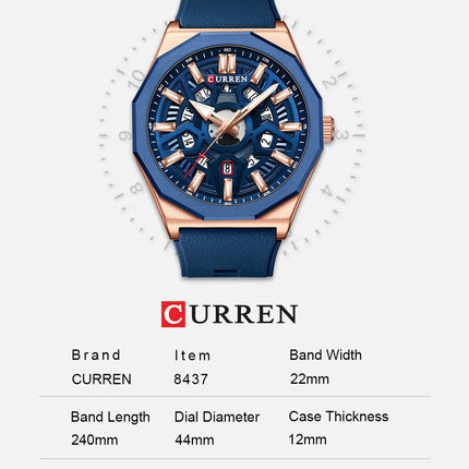 Men 's Watches Fashion Men's Quartz Waterproof Silicone Watches Business Casual Sport Design Wrist Watch for Men