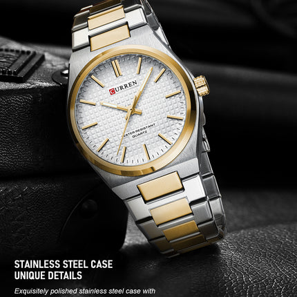 Men's Watches Sport Watch for Men Multifunction Chronograph Fashion Wristwatches Calendar With Leather Strap