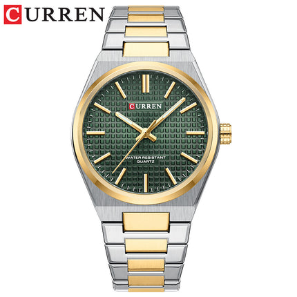 Men's Watches Sport Watch for Men Multifunction Chronograph Fashion Wristwatches Calendar With Leather Strap