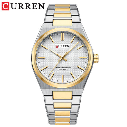 Men's Watches Sport Watch for Men Multifunction Chronograph Fashion Wristwatches Calendar With Leather Strap