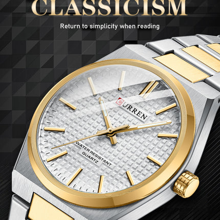 Men's Watches Sport Watch for Men Multifunction Chronograph Fashion Wristwatches Calendar With Leather Strap