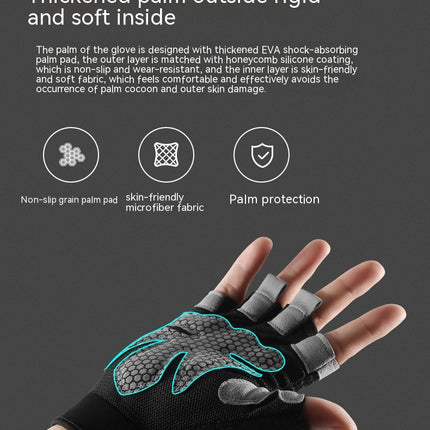 Padded Half Finger Road Riding Summer Cycling Gloves Bicycle Gloves Biking Gloves for Men Fingerless Cycle Mitts