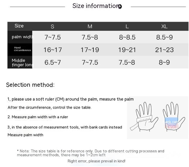Men's and Women's Winter Cycling Gloves - Touch Screen Padded Cycling Gloves, Waterproof Windproof Warm Anti-slip Gloves