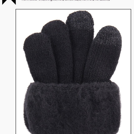Winter Gloves for Men Women,Touch Screen Texting Warm Gloves with Thermal Soft Knit Lining,Elastic Cuff