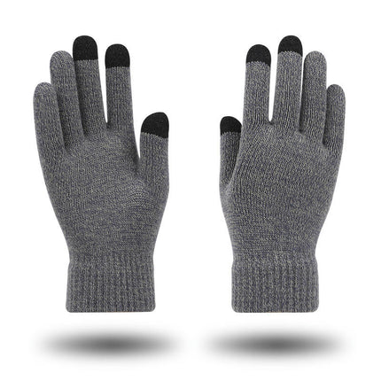 Winter Gloves for Men Women,Touch Screen Texting Warm Gloves with Thermal Soft Knit Lining,Elastic Cuff
