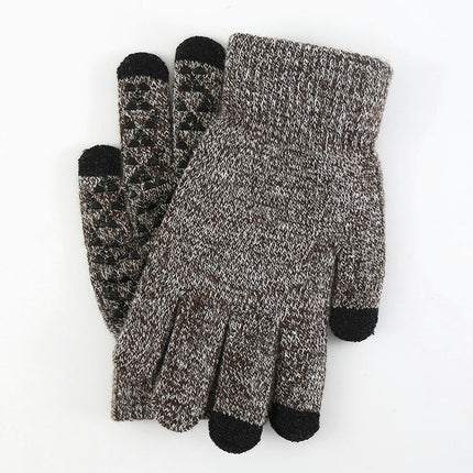 Winter Warm Gloves, Anti Slip Touch Screen Gloves Windproof Thermal Gloves Cold Weather Cycling Gloves for Men Women