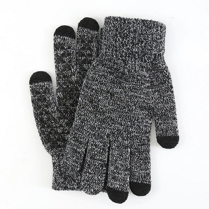 Winter Warm Gloves, Anti Slip Touch Screen Gloves Windproof Thermal Gloves Cold Weather Cycling Gloves for Men Women