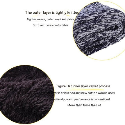 Winter Beanie Hat Neck Warm Scarf and Touch Screen Gloves Set for Women and Men,Knit Cap Set Model A