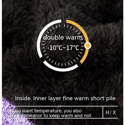 Winter Beanie Hat Warm Scarf and Touch Screen Gloves Set for Women and Men,Knit Cap Set Model B