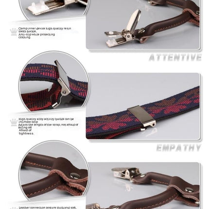 Suspenders for Men Heavy Duty Strong Clips Adjustable Elastic Braces Mens Suspenders for Jeans