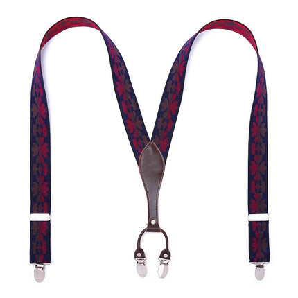 Suspenders for Men Heavy Duty Strong Clips Adjustable Elastic Braces Mens Suspenders for Jeans