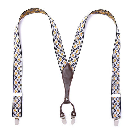 Suspenders for Men Heavy Duty Strong Clips Adjustable Elastic Braces Mens Suspenders for Jeans