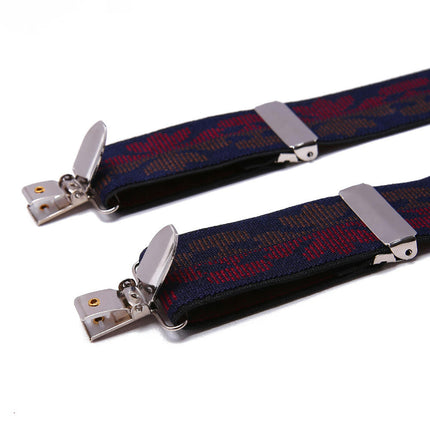 Suspenders for Men Heavy Duty Strong Clips Adjustable Elastic Braces Mens Suspenders for Jeans