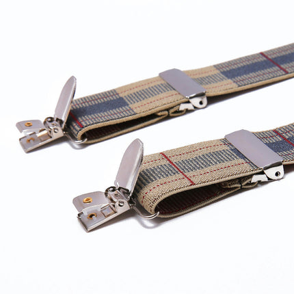 Suspenders for Men 3 Clips Adjustable Suspenders Heavy Duty Unisex Suspenders Y-Back