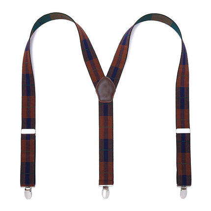 Suspenders for Men 3 Clips Adjustable Suspenders Heavy Duty Unisex Suspenders Y-Back