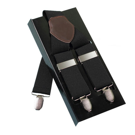 Adjustable and Elastic Braces Suspenders Y Shape with Strong Clips Suspenders for Men