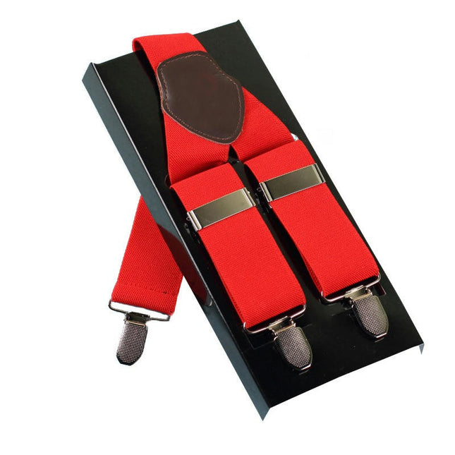 Adjustable and Elastic Braces Suspenders Y Shape with Strong Clips Suspenders for Men