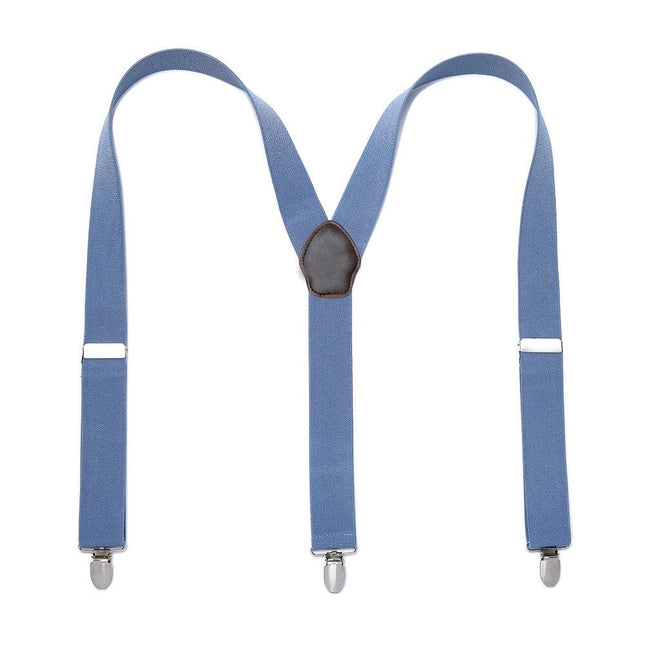 Suspenders for Men- Adjustable Elastic Y Shape mens Suspenders and Strong Clips Elastic Suspenders