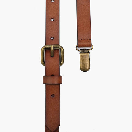 Leather Suspenders For Men/Women Adjustable Y Shape Suspenders For Men Mens Suspenders