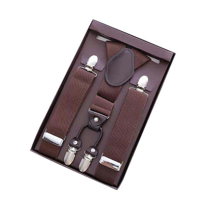 Suspenders for Men - Adjustable Unisex Y Shape Men's Suspenders Heavy Duty Strong Clips