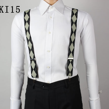 Suspenders for Men - Adjustable Unisex Y Back Men's Women's Suspenders - Heavy Duty Strong Clips