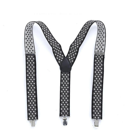 Suspenders for Men - Adjustable Unisex Y Back Men's Women's Suspenders - Heavy Duty Strong Clips