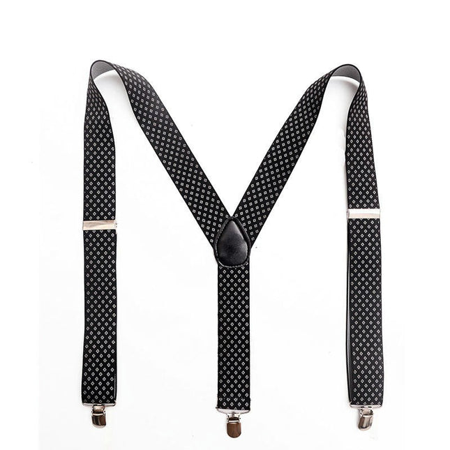 Suspenders for Men - Adjustable Unisex Y Back Men's Women's Suspenders - Heavy Duty Strong Clips
