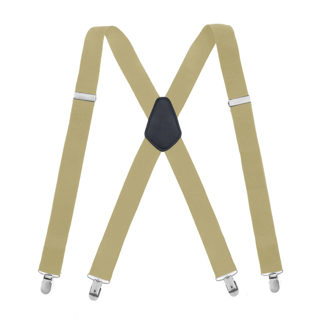 Suspenders for Men Heavy Duty Strong Clips Adjustable Elastic X Back Braces Men's Suspenders