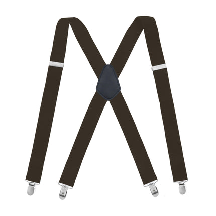 Suspenders for Men Heavy Duty Strong Clips Adjustable Elastic X Back Braces Men's Suspenders