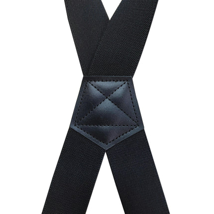 Side Clip Suspenders for Men Heavy Work Suspender Adjustable X Back Mens Suspenders