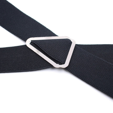 Mens Suspenders Heavy Duty Strong Clips Adjustable Elastic Braces Big and Tall X-Back