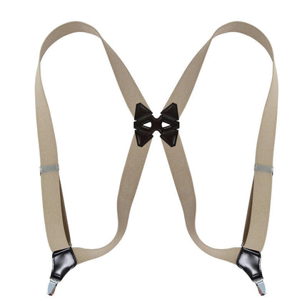Unisex Side Clip Suspenders Adult 2 Clip Elastic Elastic Suspenders Adjustable Suspenders
