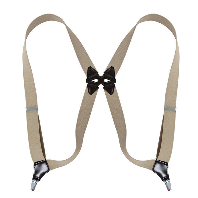 Unisex Side Clip Suspenders Adult 2 Clip Elastic Elastic Suspenders Adjustable Suspenders