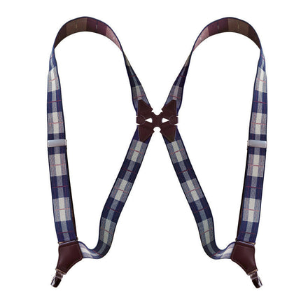 Unisex Side Clip Suspenders Adult 2 Clip Elastic Elastic Suspenders Adjustable Suspenders