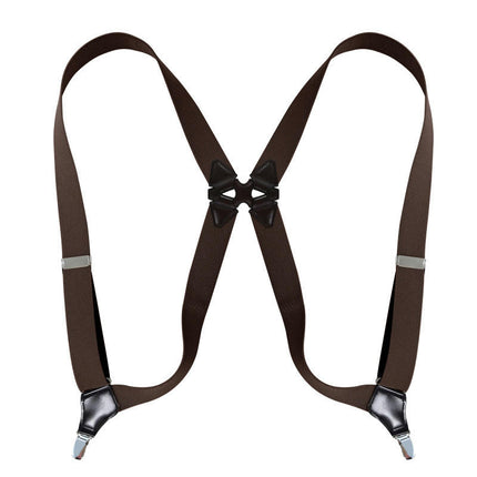 Unisex Side Clip Suspenders Adult 2 Clip Elastic Elastic Suspenders Adjustable Suspenders