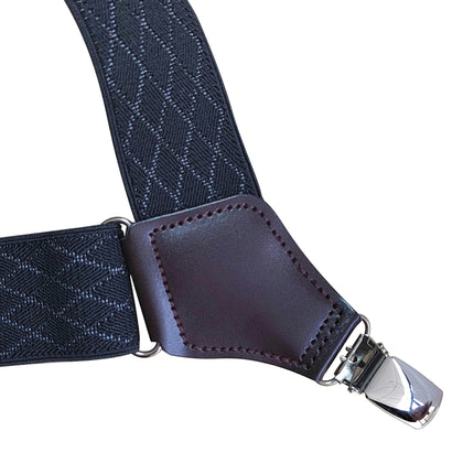 Unisex Side Clip Suspenders Adult 2 Clip Elastic Elastic Suspenders Adjustable Suspenders